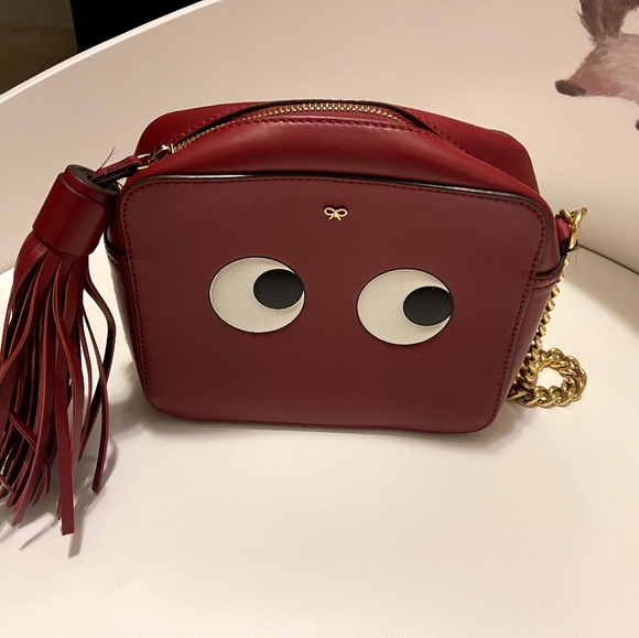 COPY - ANYA HINDMARCH Red Eyes Right Mini Crossbody - Picture 12 of 14